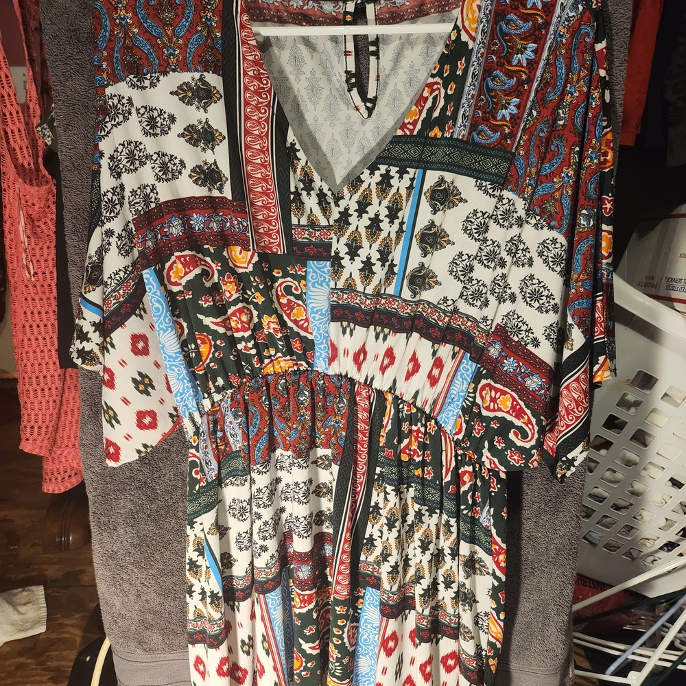 Bohemian Multicolor Patchwork Tpp - image 1